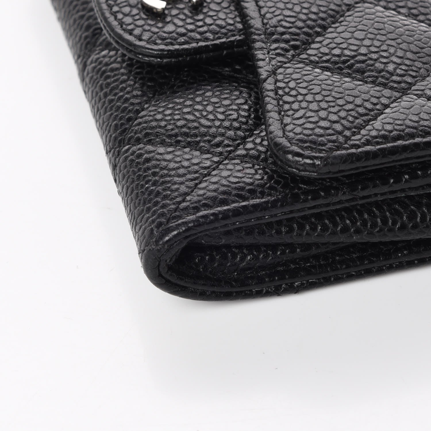 Chanel Caviar Quilted Flap Card Holder Black 5 of 10