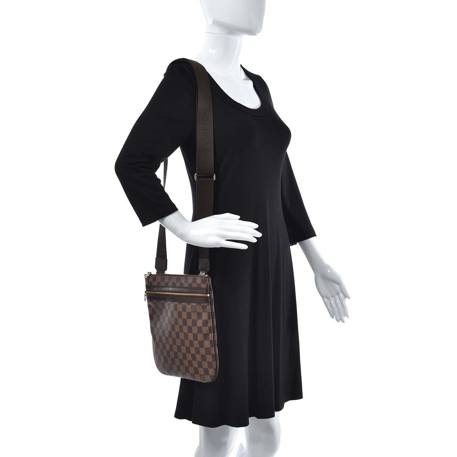 Louis Vuitton Damier Ebene Bosphore Pochette 2 of 9