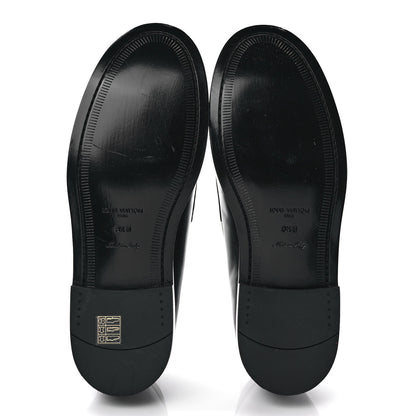 Louis Vuitton Calfskin Mens Loafers 8.5 Black 5 of 8