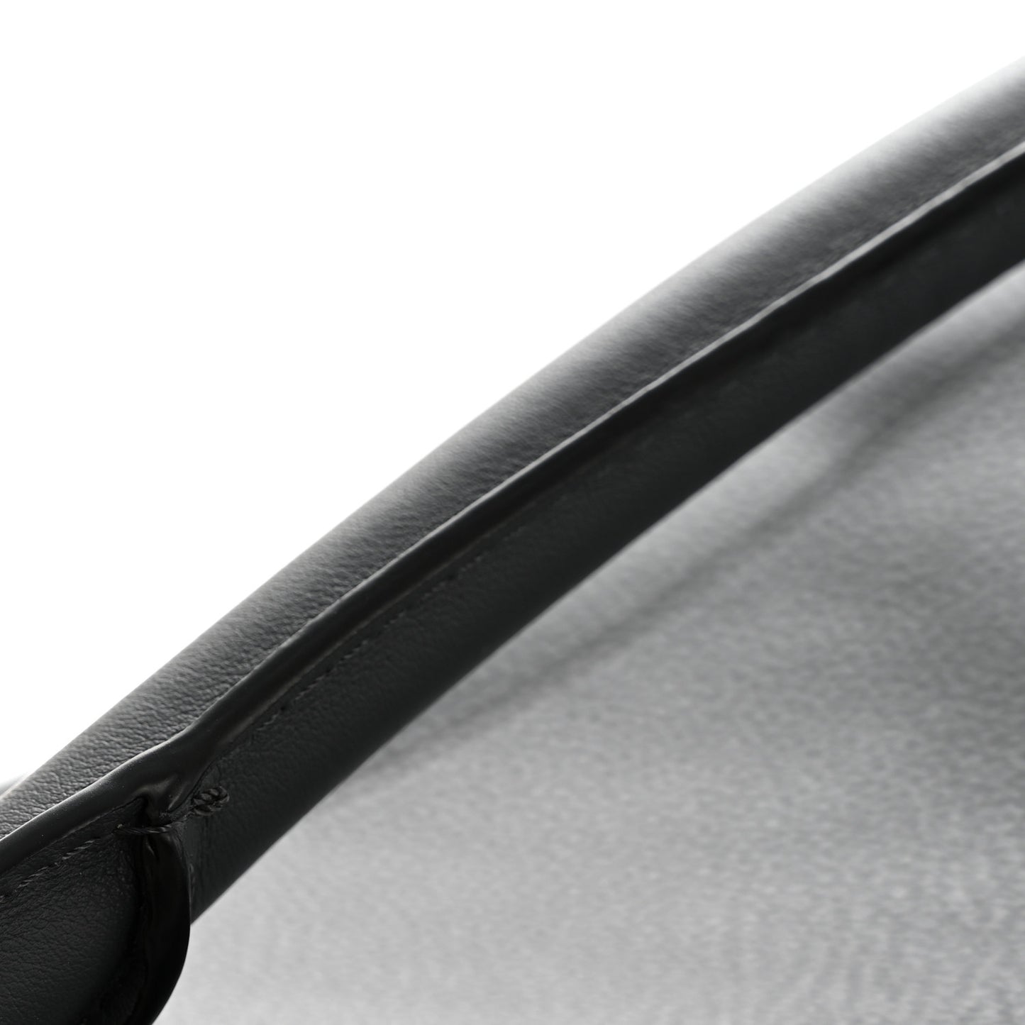 Grained Calfskin Large Puzzle Edge Bag Anthracite