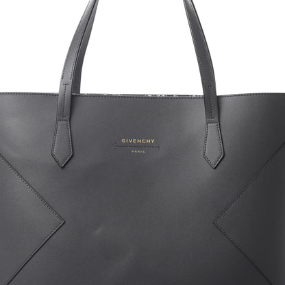 Givenchy Smooth Calfskin Wing Shopper Tote Grey 9 of 14