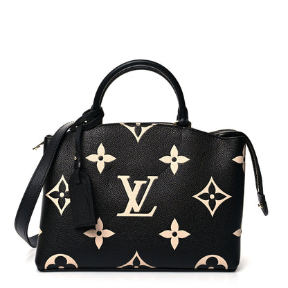 Louis Vuitton Empreinte Monogram Giant Petit Palais Black Beige 1 of 9