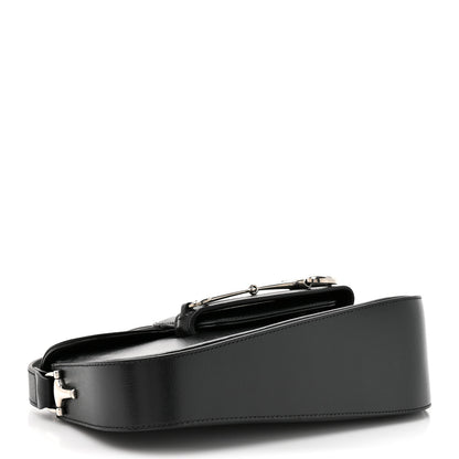 Gucci Demetra Small Horsebit 1955 Asymmetric Shoulder Bag Black 4 of 11
