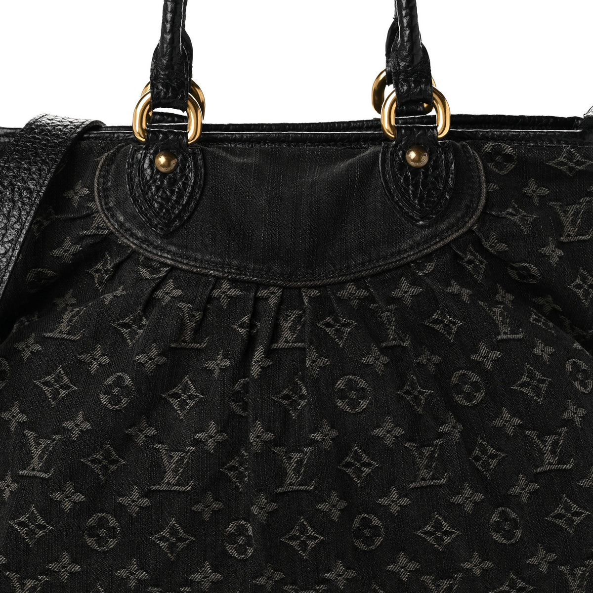 Louis Vuitton Denim Neo Cabby GM Black 7 of 9