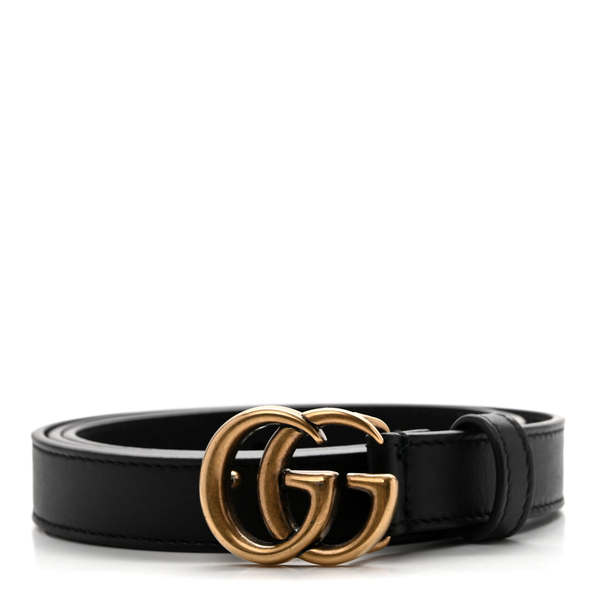 Calfskin Double G 20mm Belt 90 36 Black