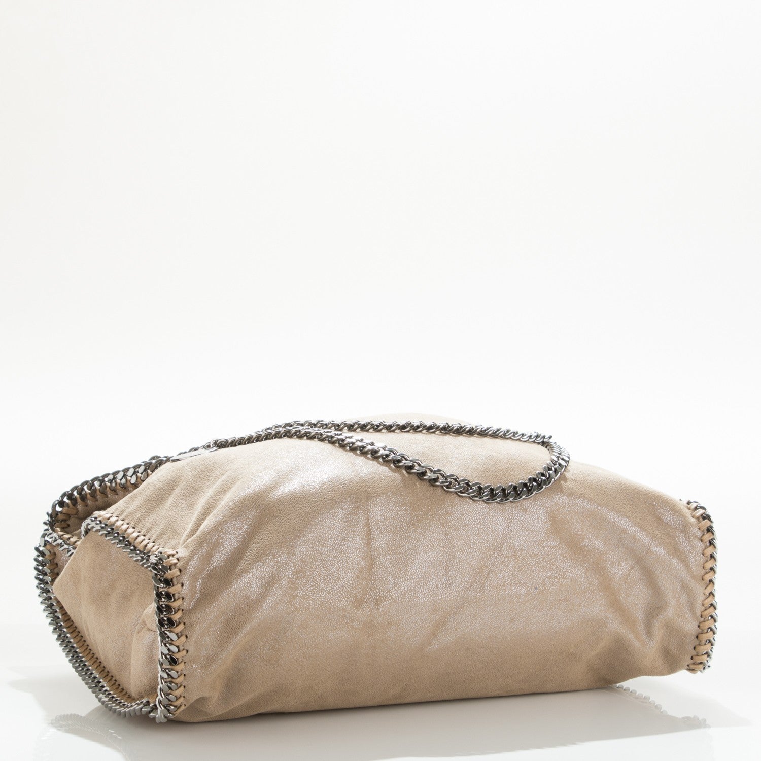Stella McCartney Shaggy Deer Big Falabella Tote Taupe 5 of 8