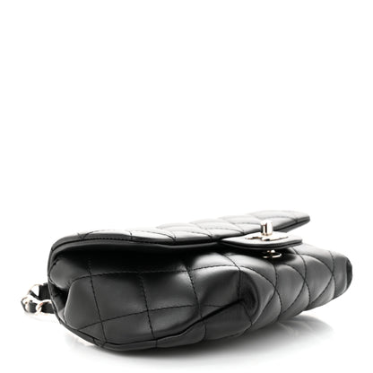 Chanel Calfskin Quilted CC Uniform Flap Belt Bag Black 4 of 11