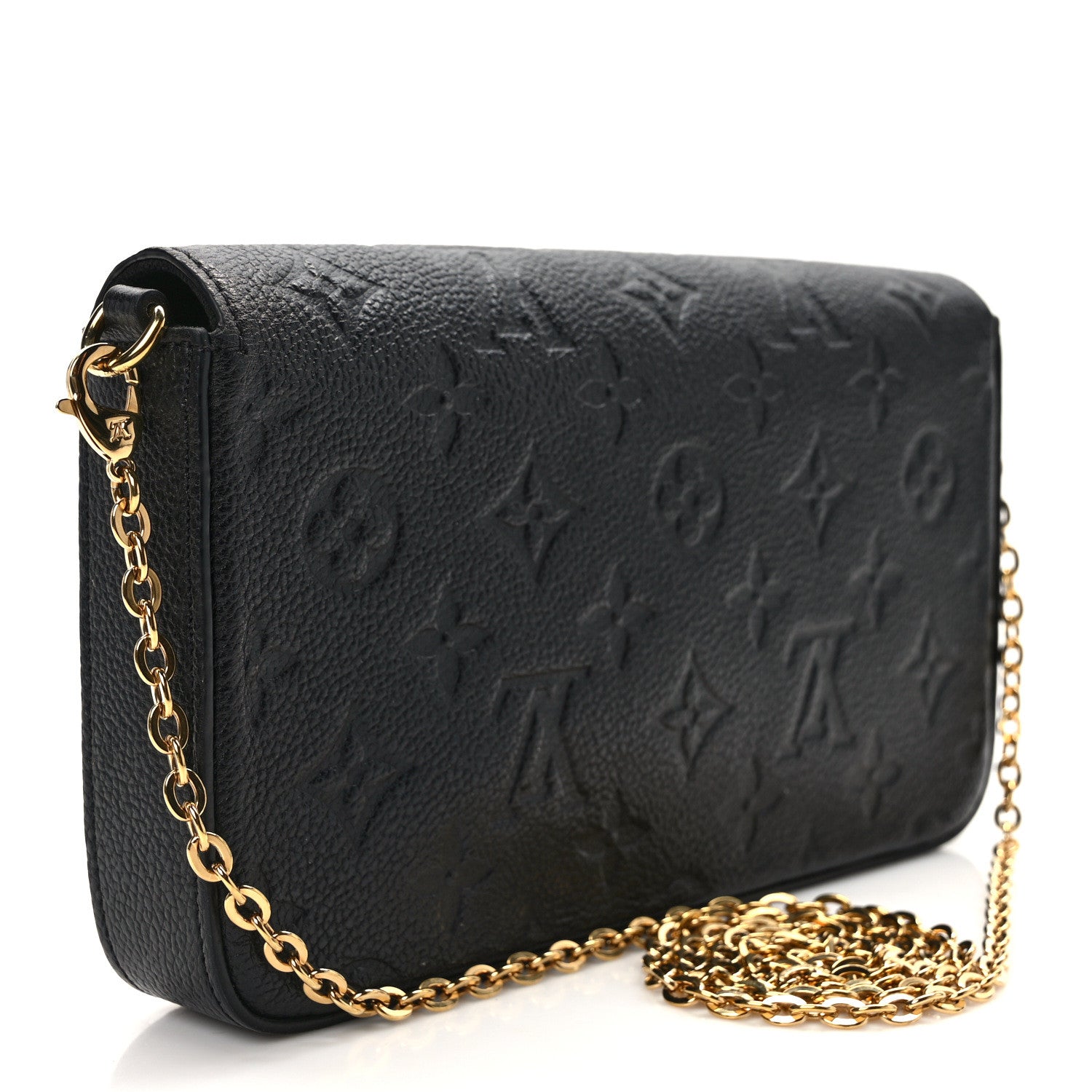 Louis Vuitton Empreinte Pochette Felicie Chain Wallet Black 4 of 13