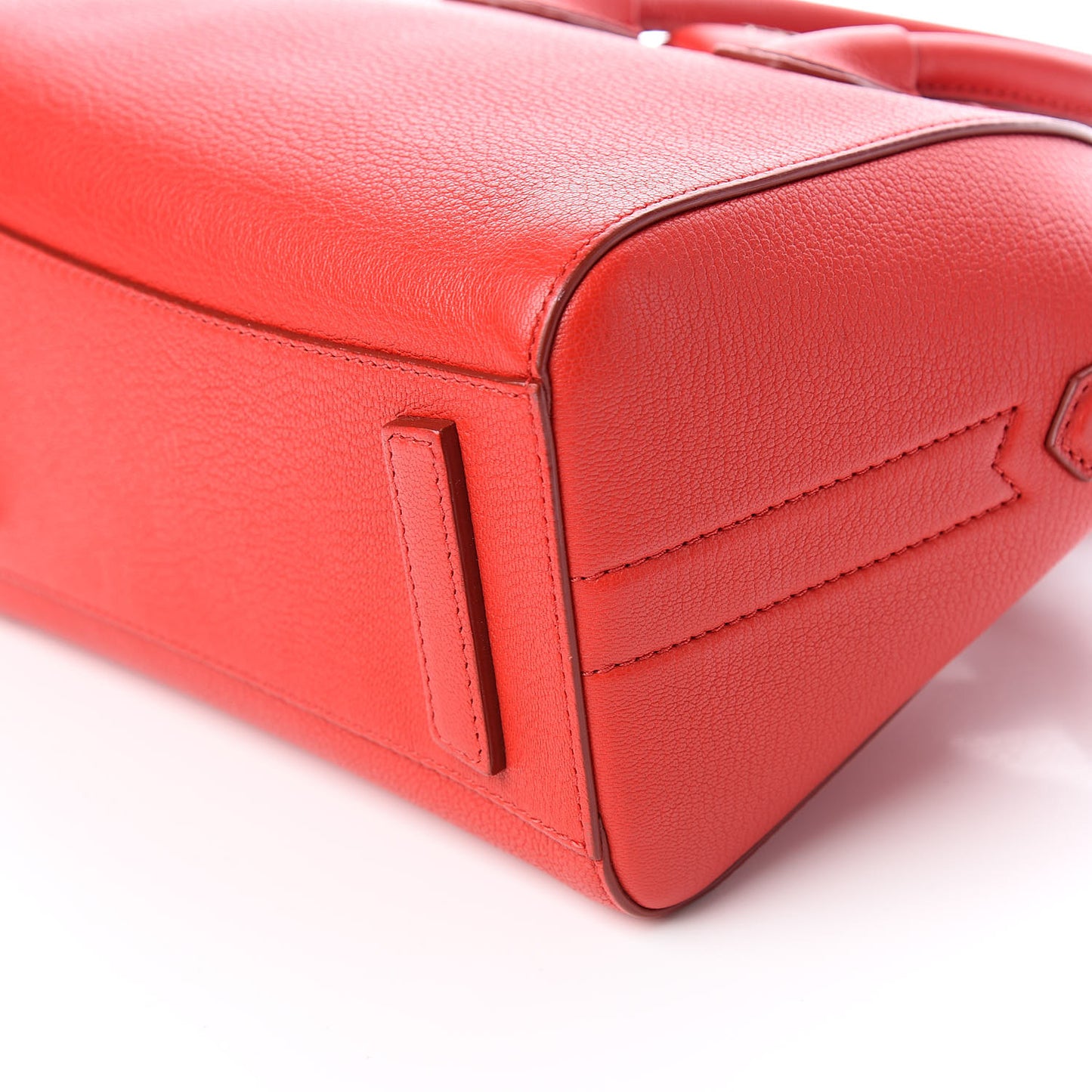 Sugar Goatskin Mini Antigona Medium Red