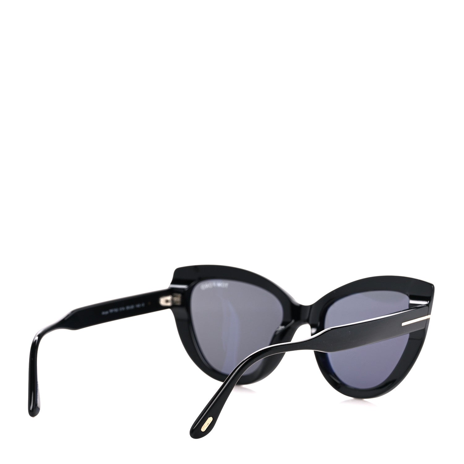 Tom Ford Acetate Anya Cat Eye Sunglasses TF762 Black 4 of 7