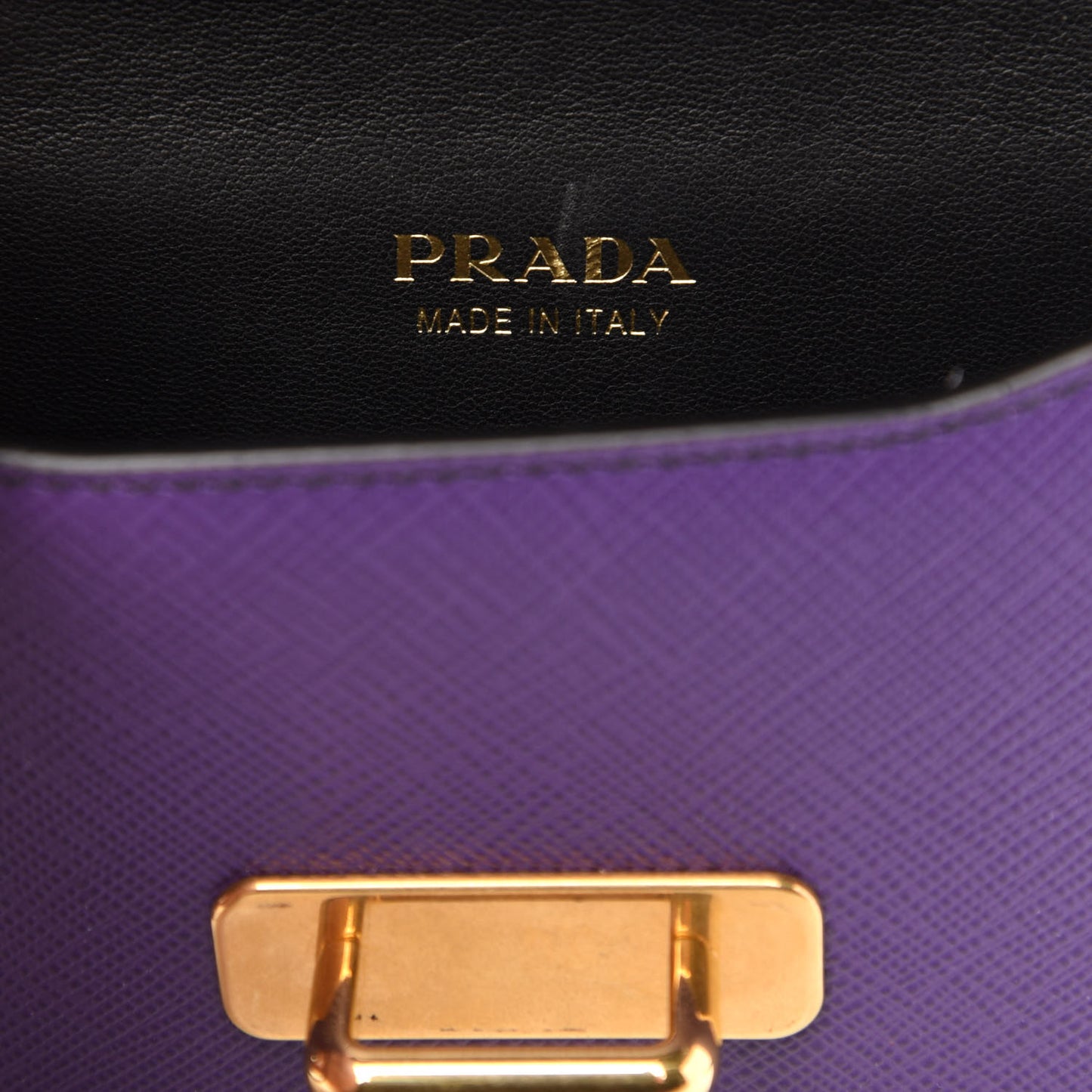 Saffiano Astrology Mini Cahier Bag Viola Black
