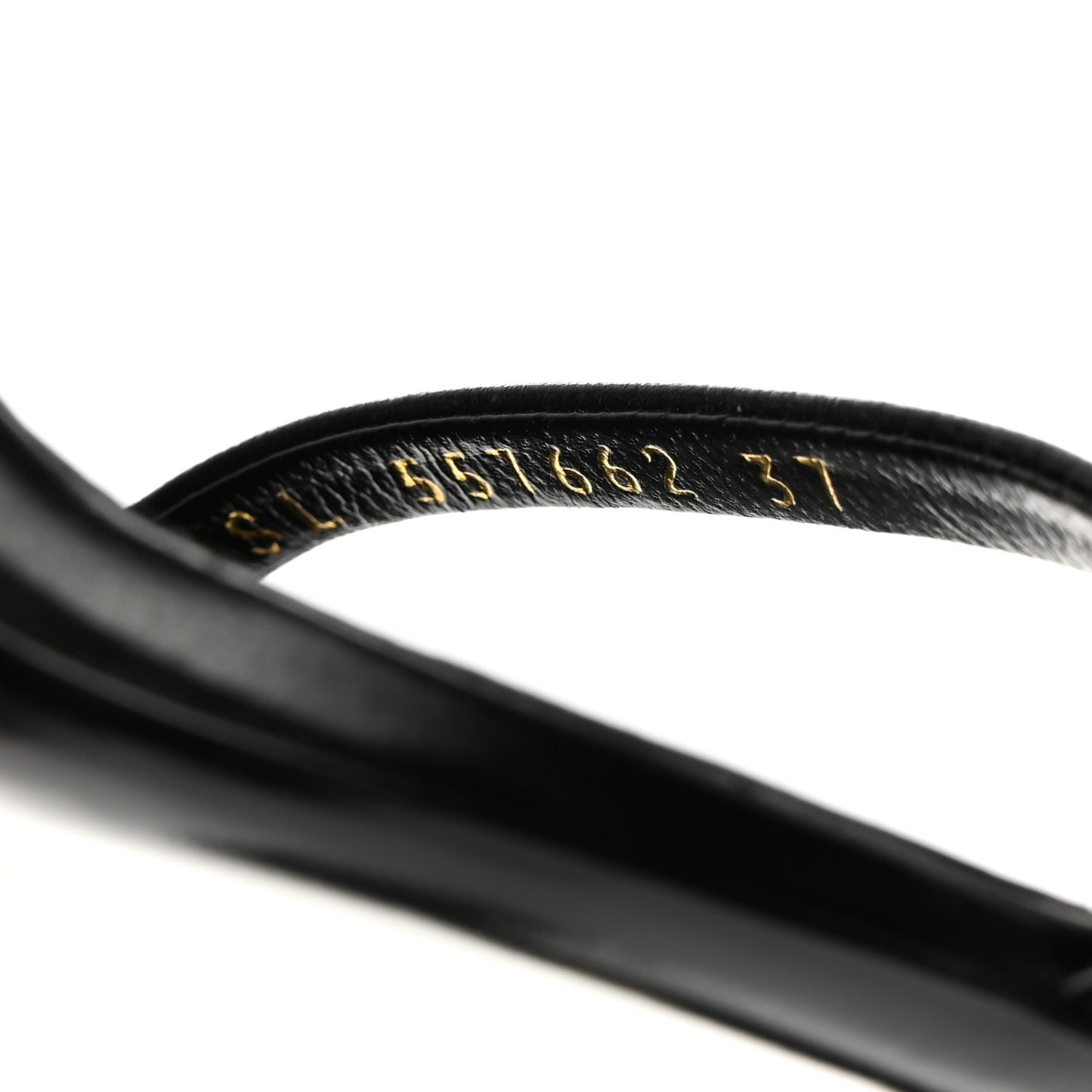 Calfskin Opyum 110 Sandals 37 Black Silver