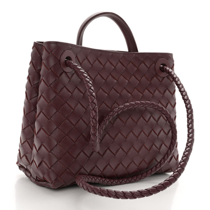 Bottega Veneta Nappa Intrecciato Small Andiamo Shoulder Bag Barolo 3 of 8