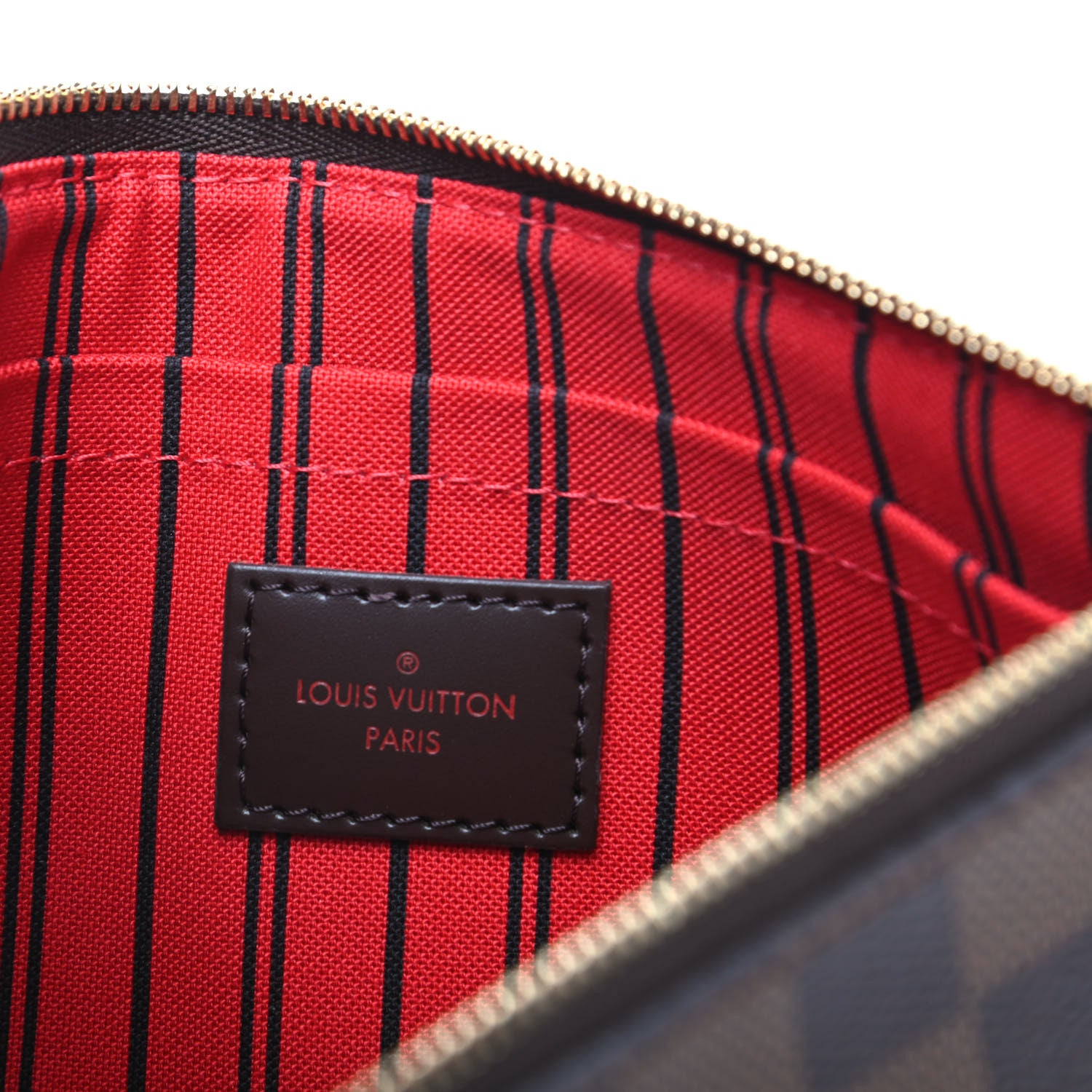 Louis Vuitton Damier Ebene Neverfull MM GM Pochette 6 of 6