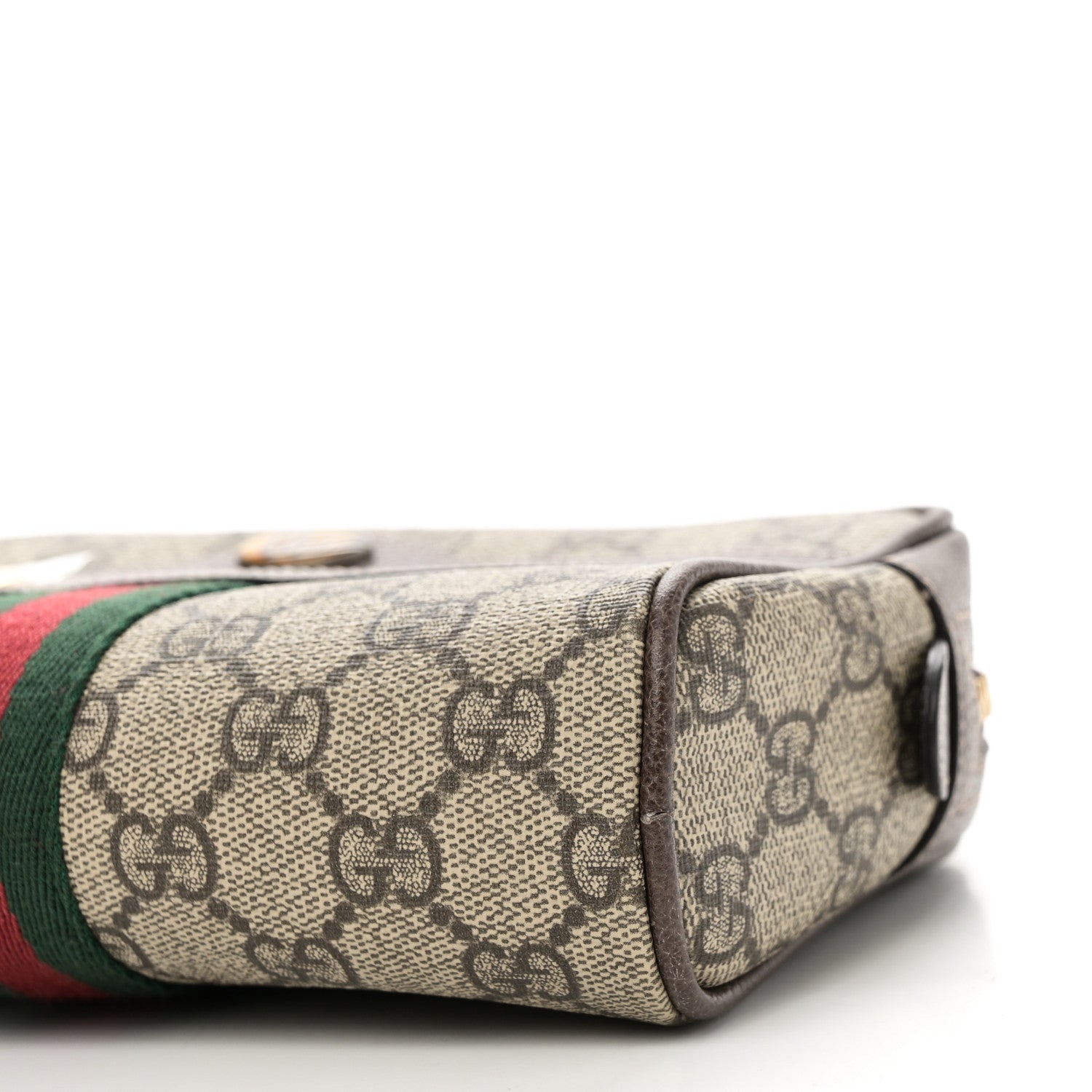 Gucci GG Supreme Monogram Web Small Ophidia Belt Bag 95 38 Dark Brown 10 of 10