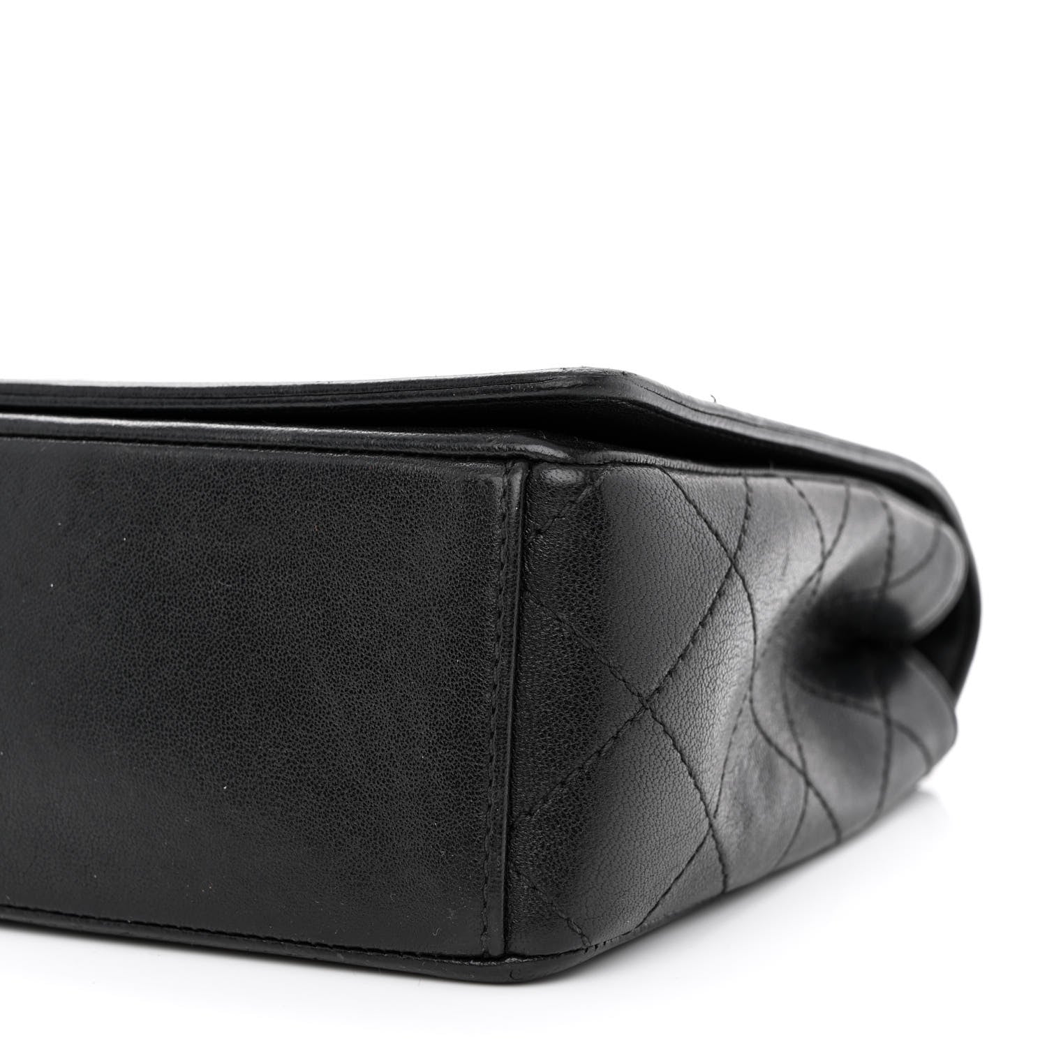 Chanel Sheepskin Quilted Vintage Mademoiselle Flap Black 10 of 10