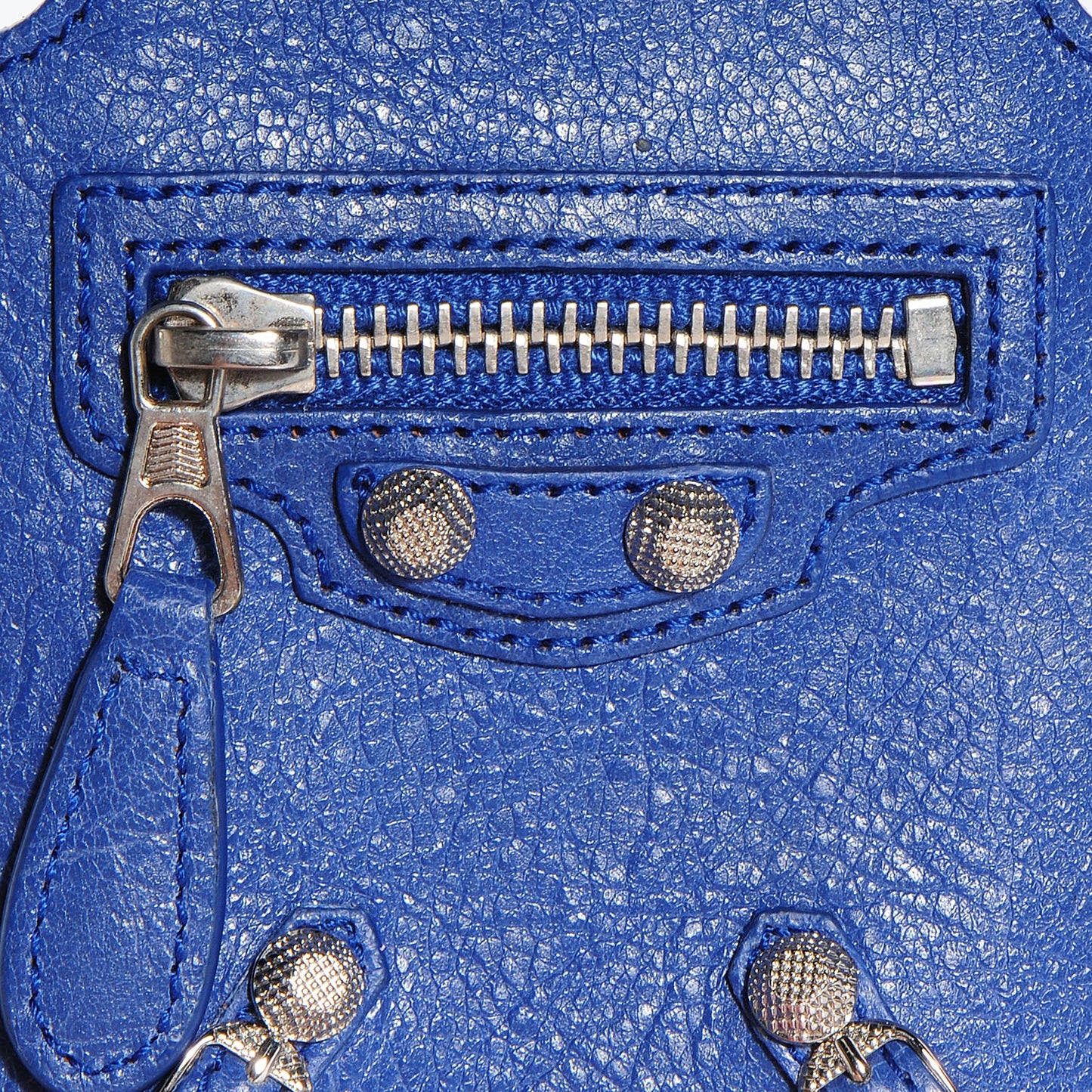 Agneau Giant Silver Hardware Smart Phone Case Bleuette