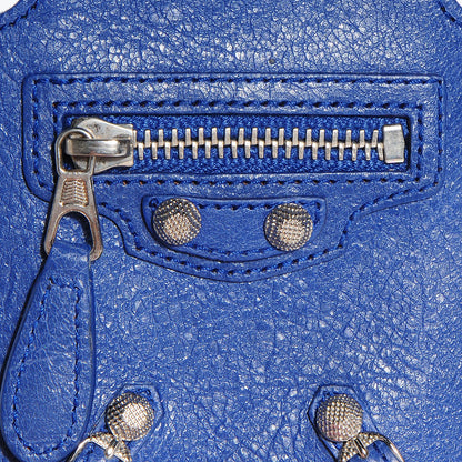 Balenciaga Agneau Giant Silver Hardware Smart Phone Case Bleuette 5 of 9