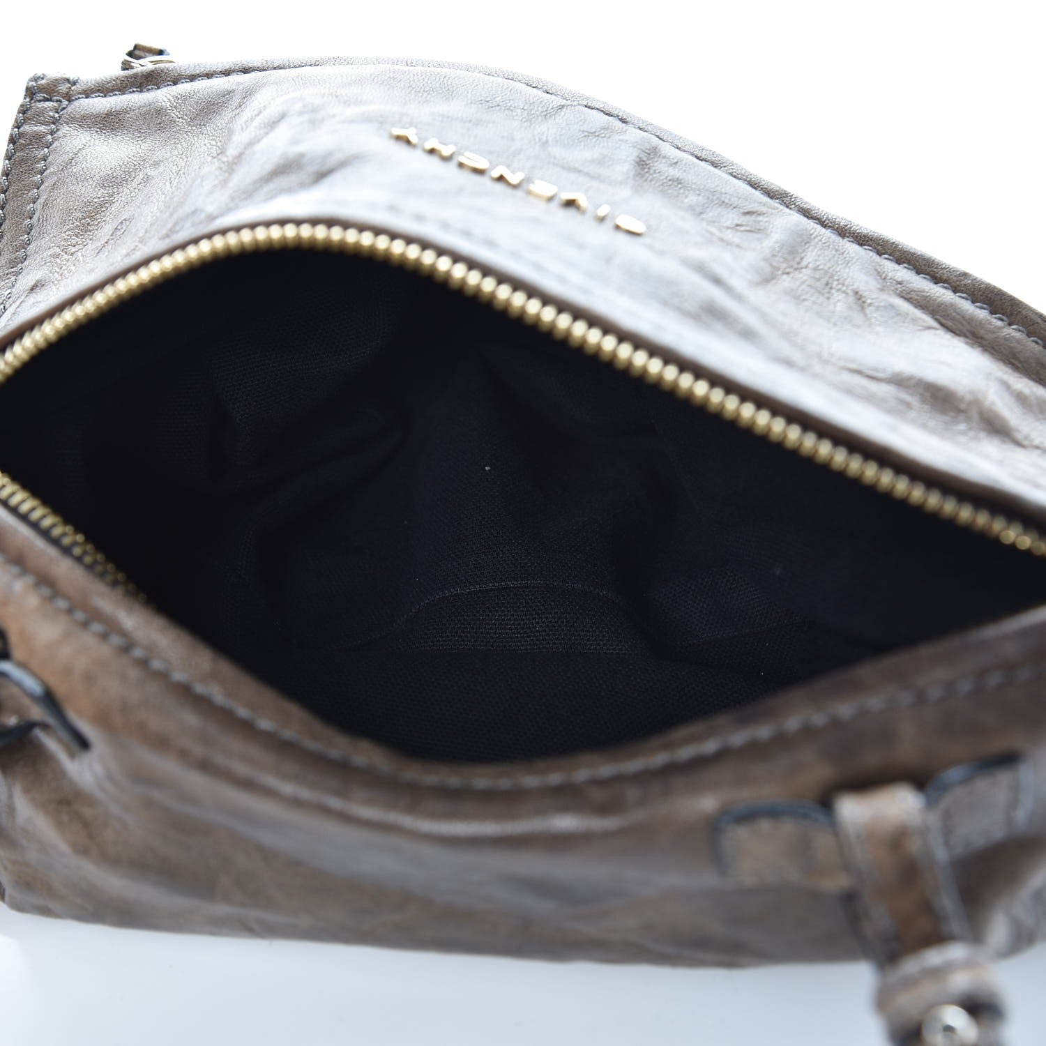 Givenchy Tumbled Sheepskin Mini Pandora Charcoal 5 of 7