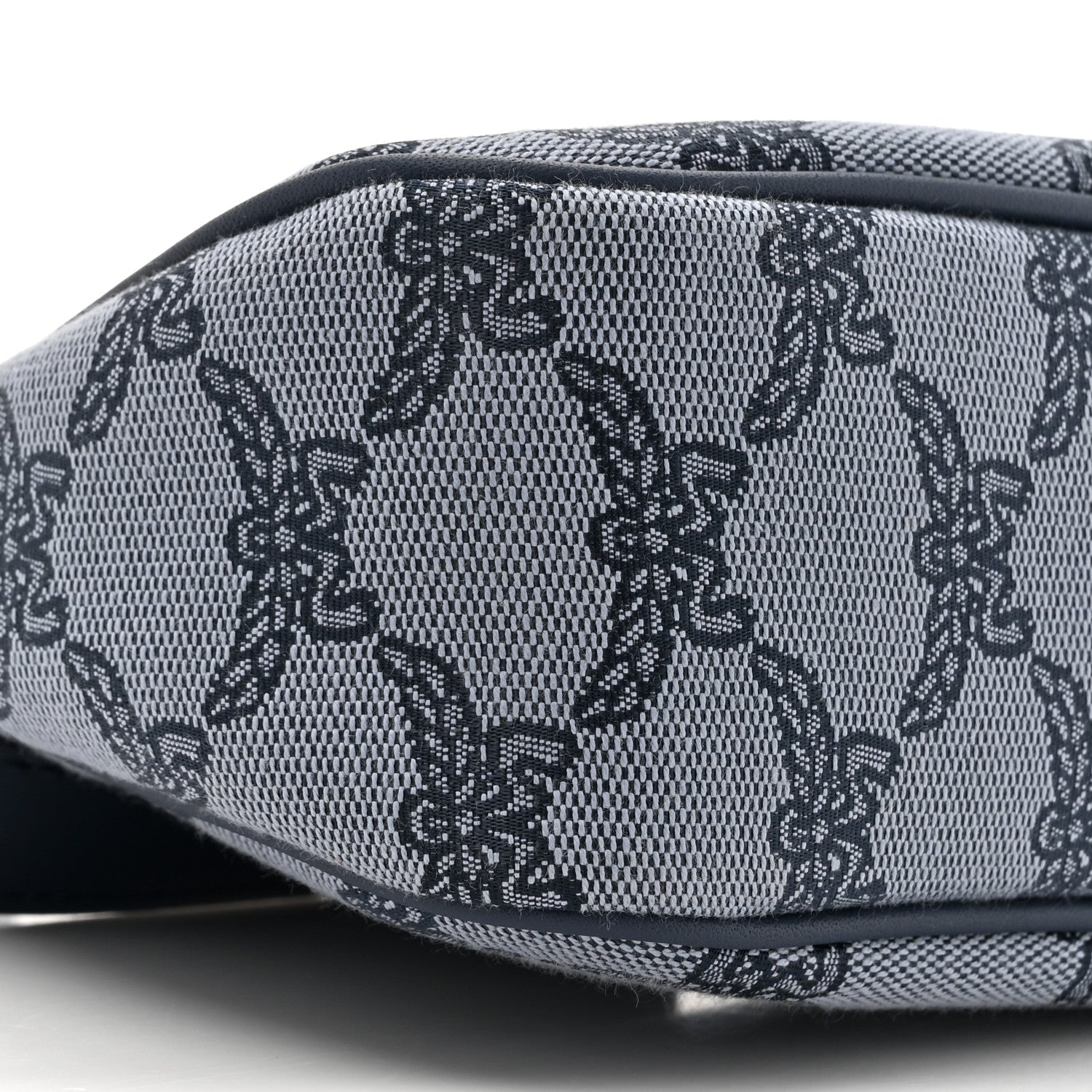 MCM Lauretos Nappa Small Himmel Shoulder Bag Indigo Blue 9 of 9