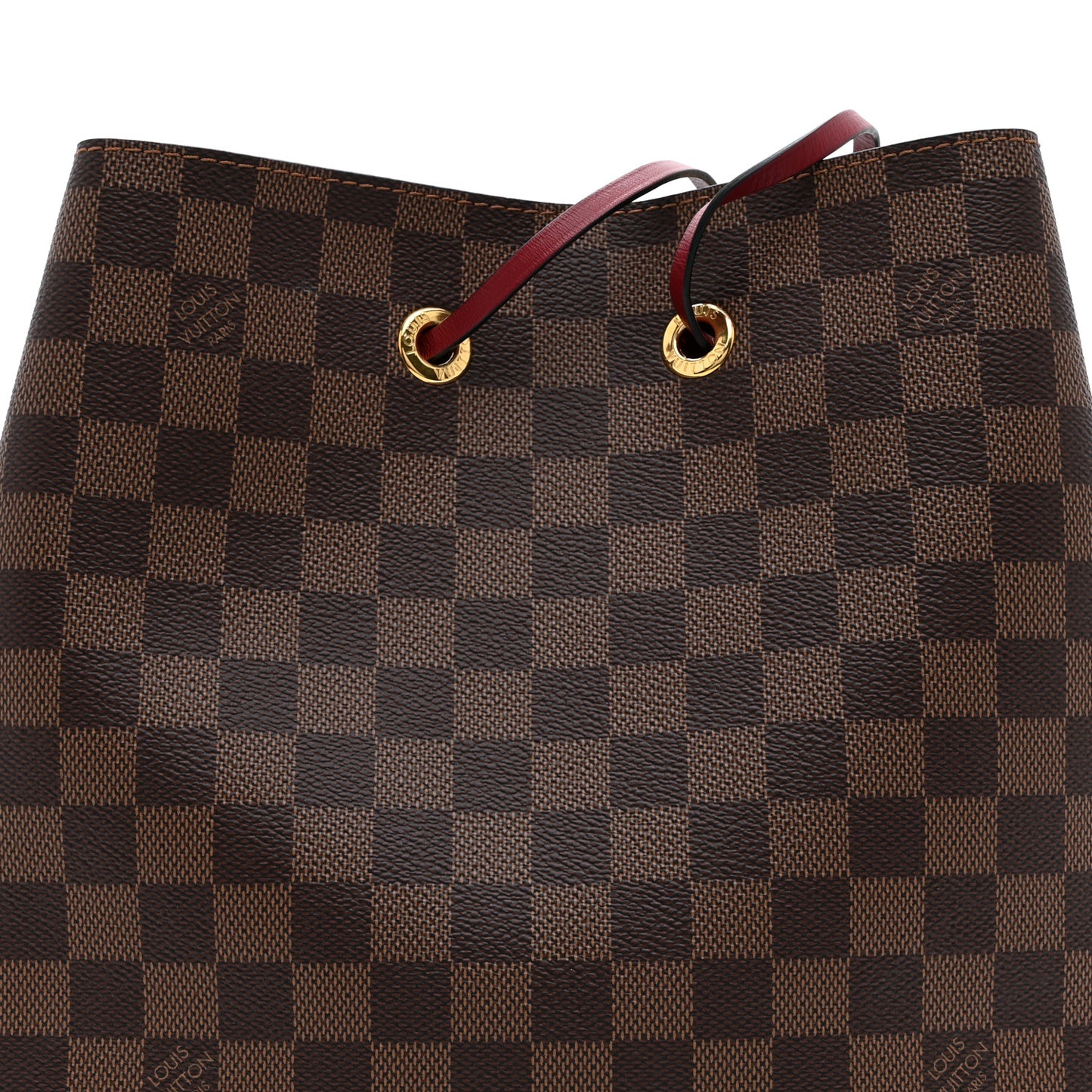 Damier Ebene Neonoe MM Cherry Berry