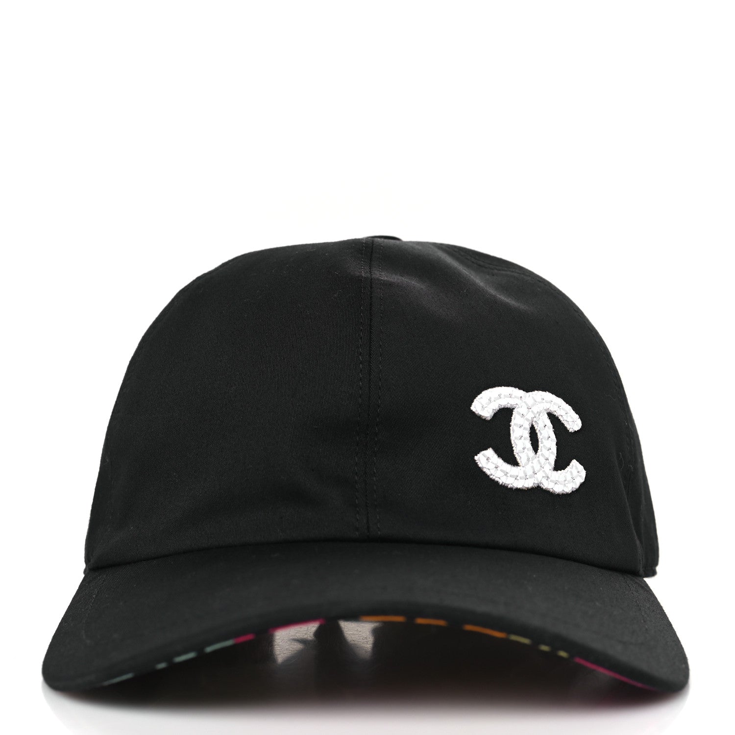 Chanel Cotton CC Cap Hat Black 2 of 7