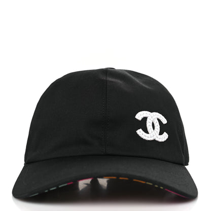 Chanel Cotton CC Cap Hat Black 2 of 7