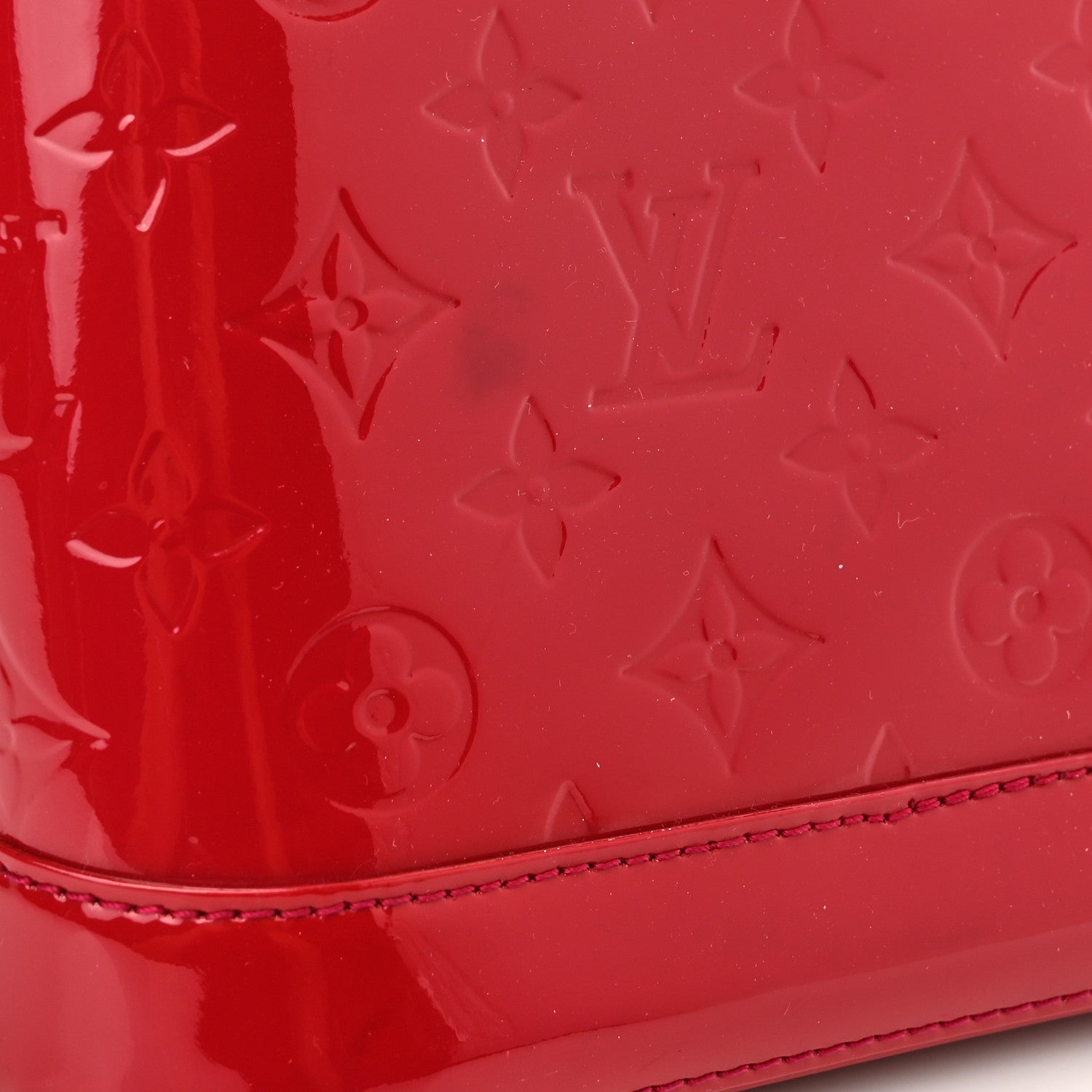 Louis Vuitton Vernis Alma PM Cherry 9 of 10