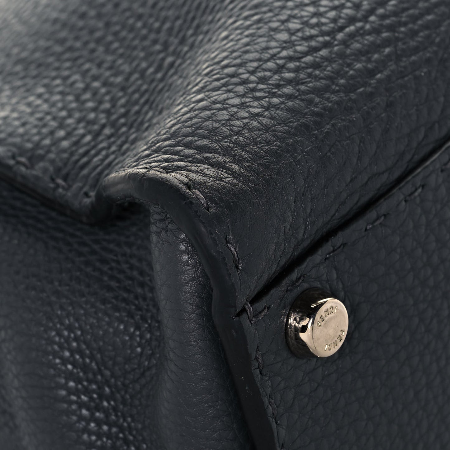 Cuoio Romano Selleria Bi-Color Medium Peekaboo Iconic Satchel Asfalto Latte