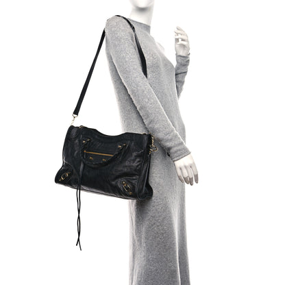 Balenciaga Agneau Classic Gold Hardware City Black 2 of 10