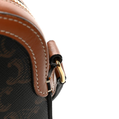 Celine Triomphe Canvas Small Camera Bag Tan 13 of 16