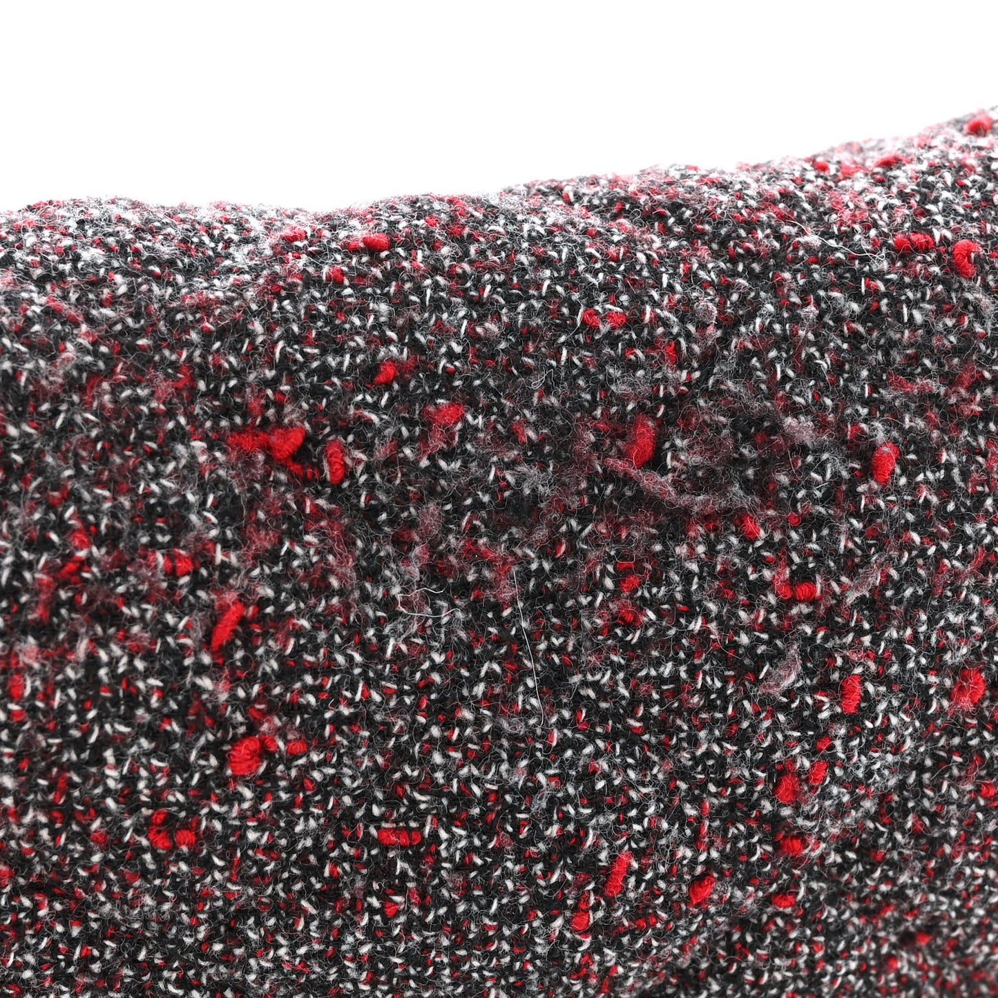 Tweed Quilted Gelly Bag Burgundy Multicolor