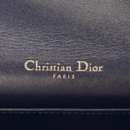 Christian Dior Lambskin Cannage Lady Dior Convertible Clutch Navy Blue 6 of 11