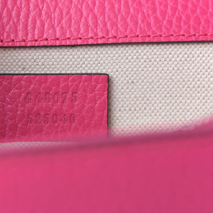 Gucci Dollar Calfskin Crystal Web Medium Dionysus Bamboo Top Handle Bag Box Pink Black Diamond 9 of 9