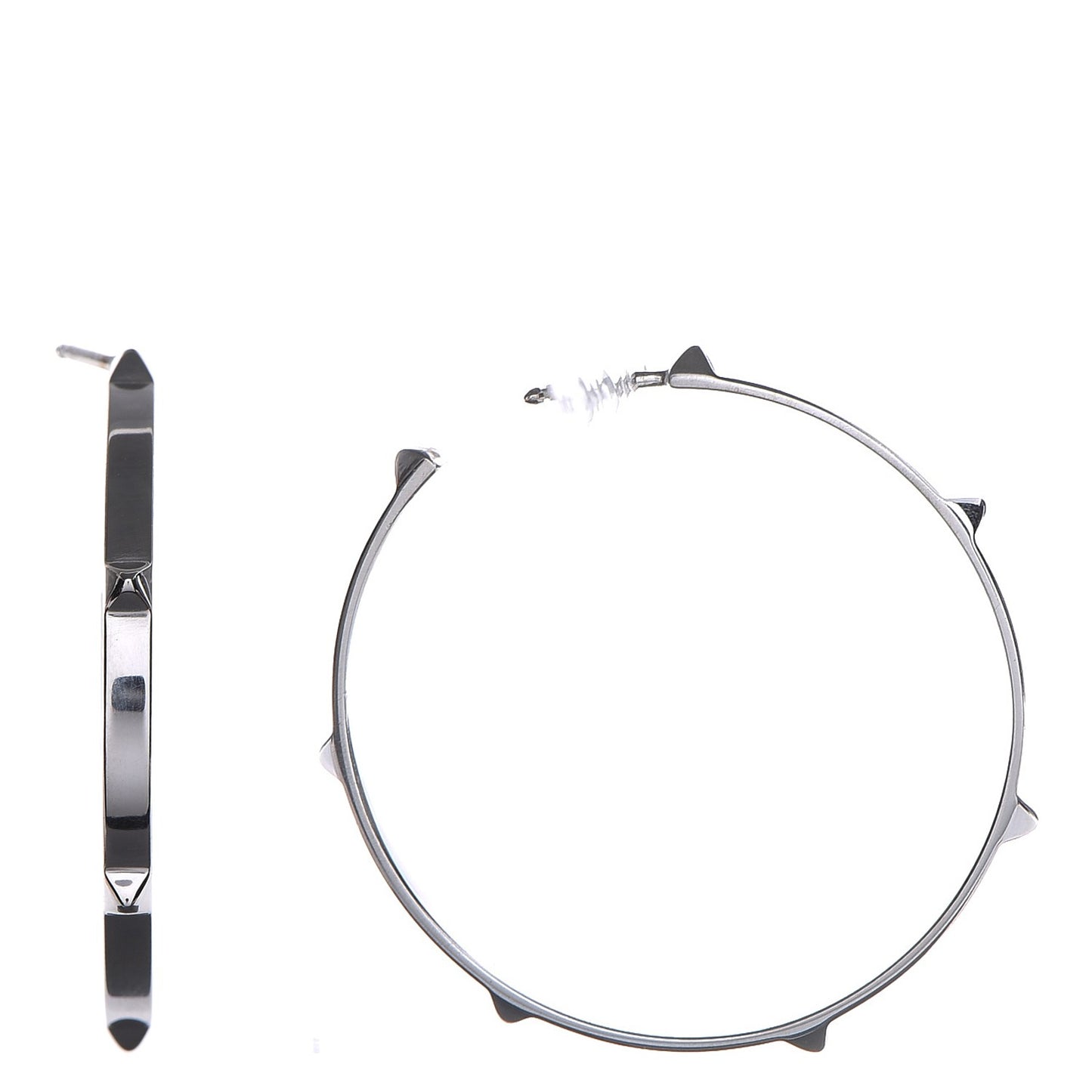 Sterling Silver Mini Clous Hoop Earrings