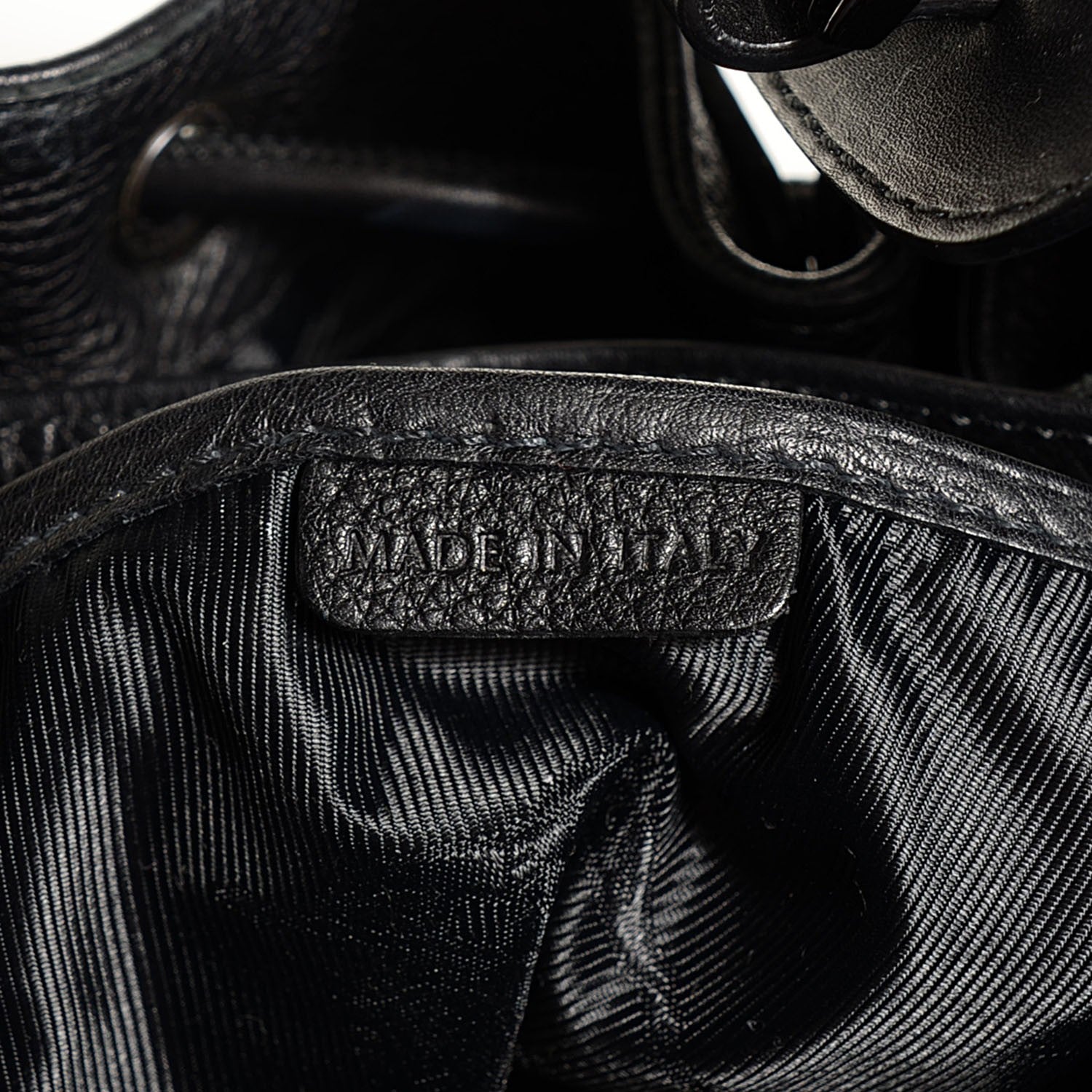 Burberry Calfskin Mason Warrior Studded Hobo Black 7 of 8