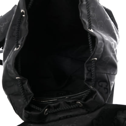 Gucci Econyl Nylon Monogram Off The Grid Utility Pocket Backpack Black 5 of 9