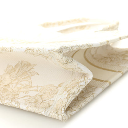 Christian Dior Canvas Embroidered Medium Reve d'Infini Book Tote Gold 10 of 11