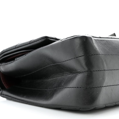 Chanel Aged Calfskin Chevron Quilted 2.55 Reissue 225 Flap Dark Grey 9 of 10