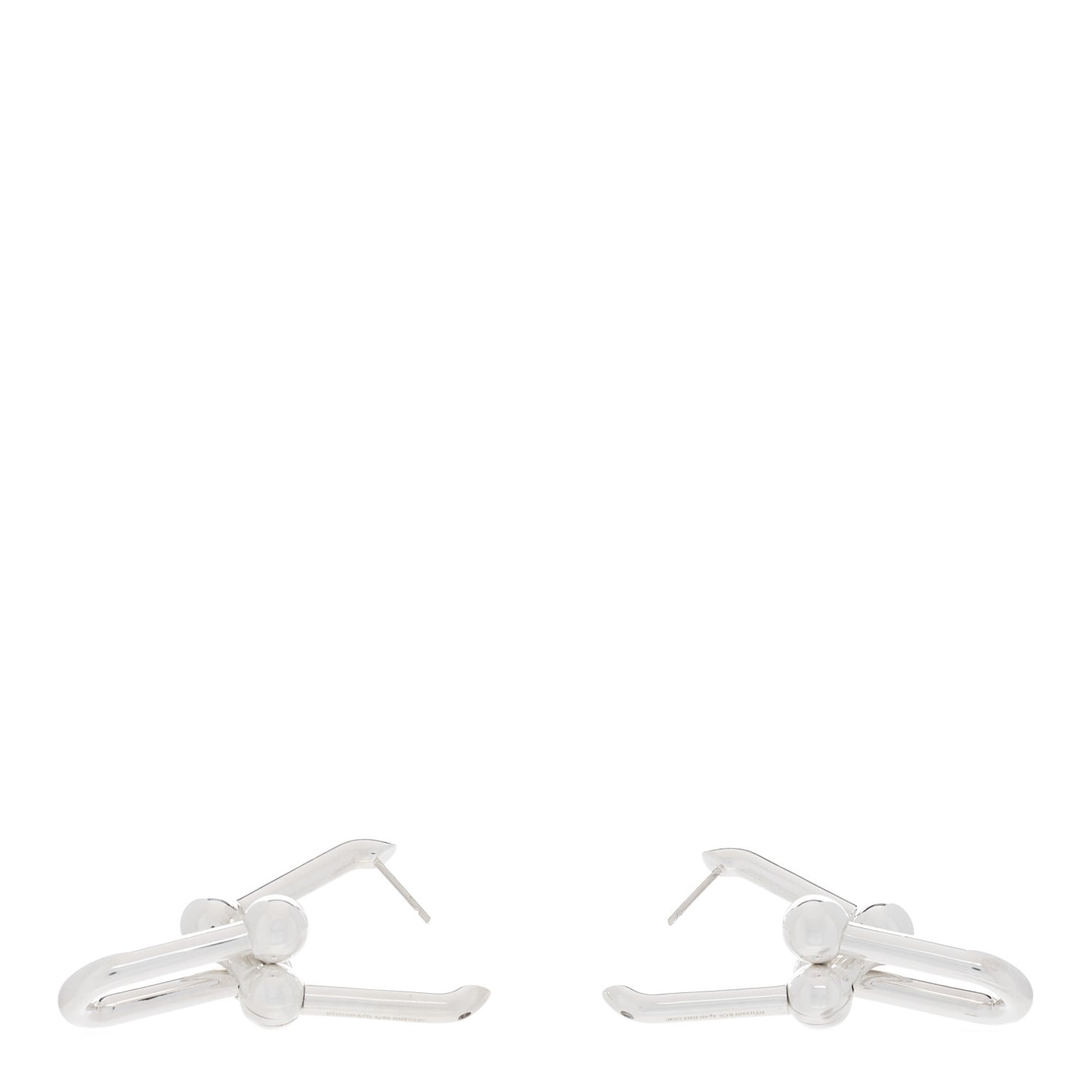 Sterling Silver Extra Large HardWear Link Earrings