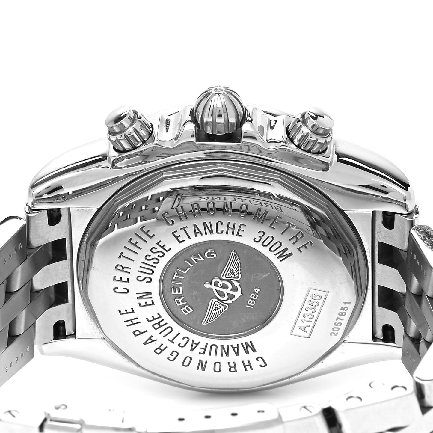 Stainless Steel 44mm Chronomat Evolution Automatic Watch Blue A78363