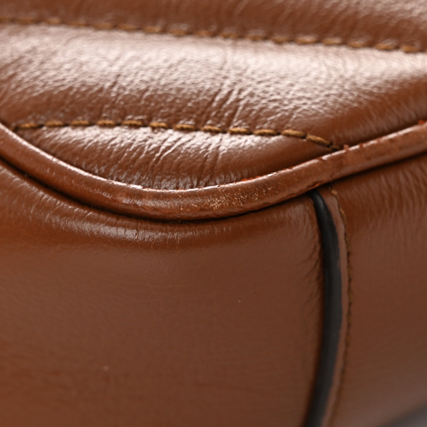 Azalea Calfskin Matelasse Diagonal Mini GG Marmont Shoulder Bag Cuir