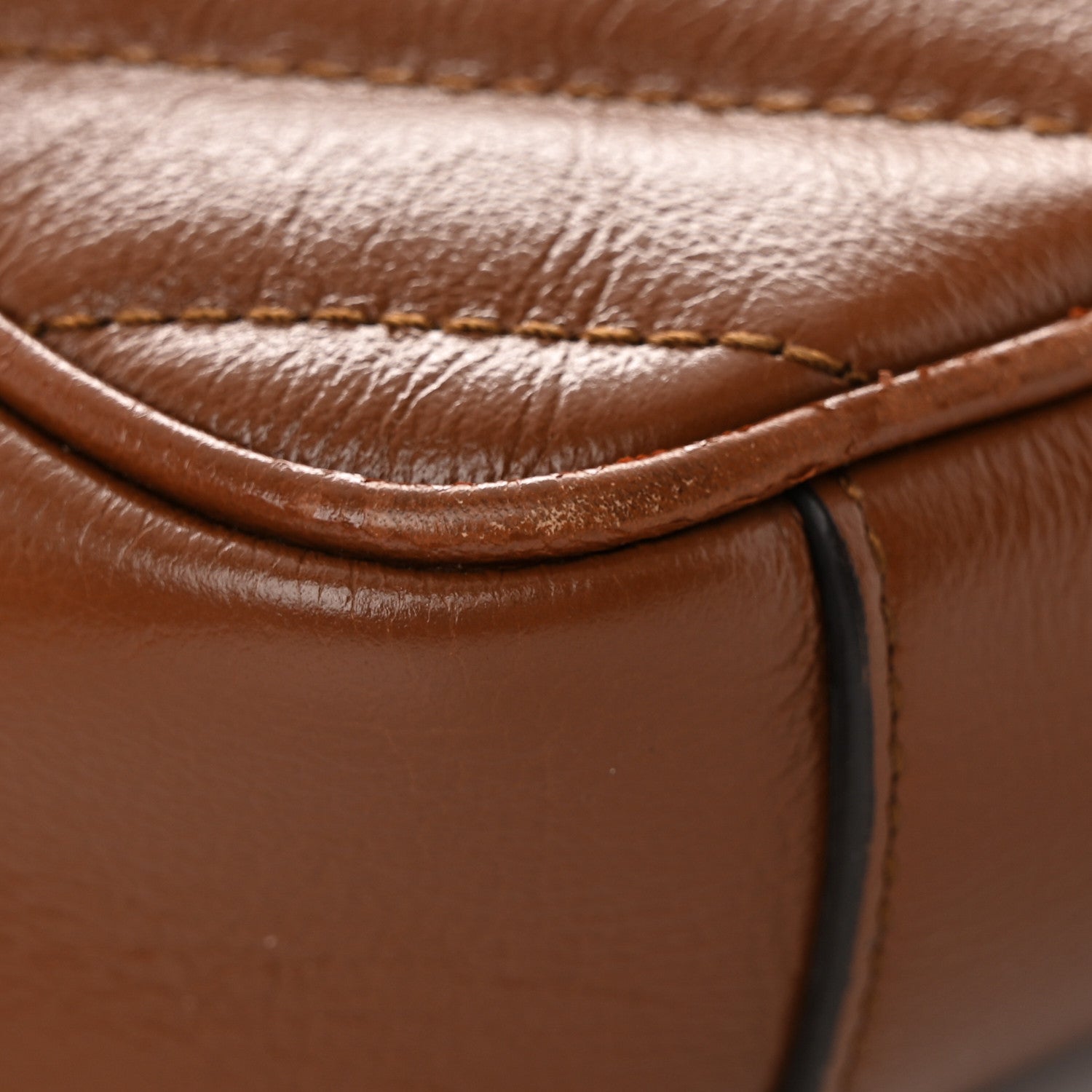 Gucci Azalea Calfskin Matelasse Diagonal Mini GG Marmont Shoulder Bag Cuir 16 of 18