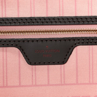 Louis Vuitton Damier Ebene Neo Neverfull MM Rose Ballerine 6 of 8
