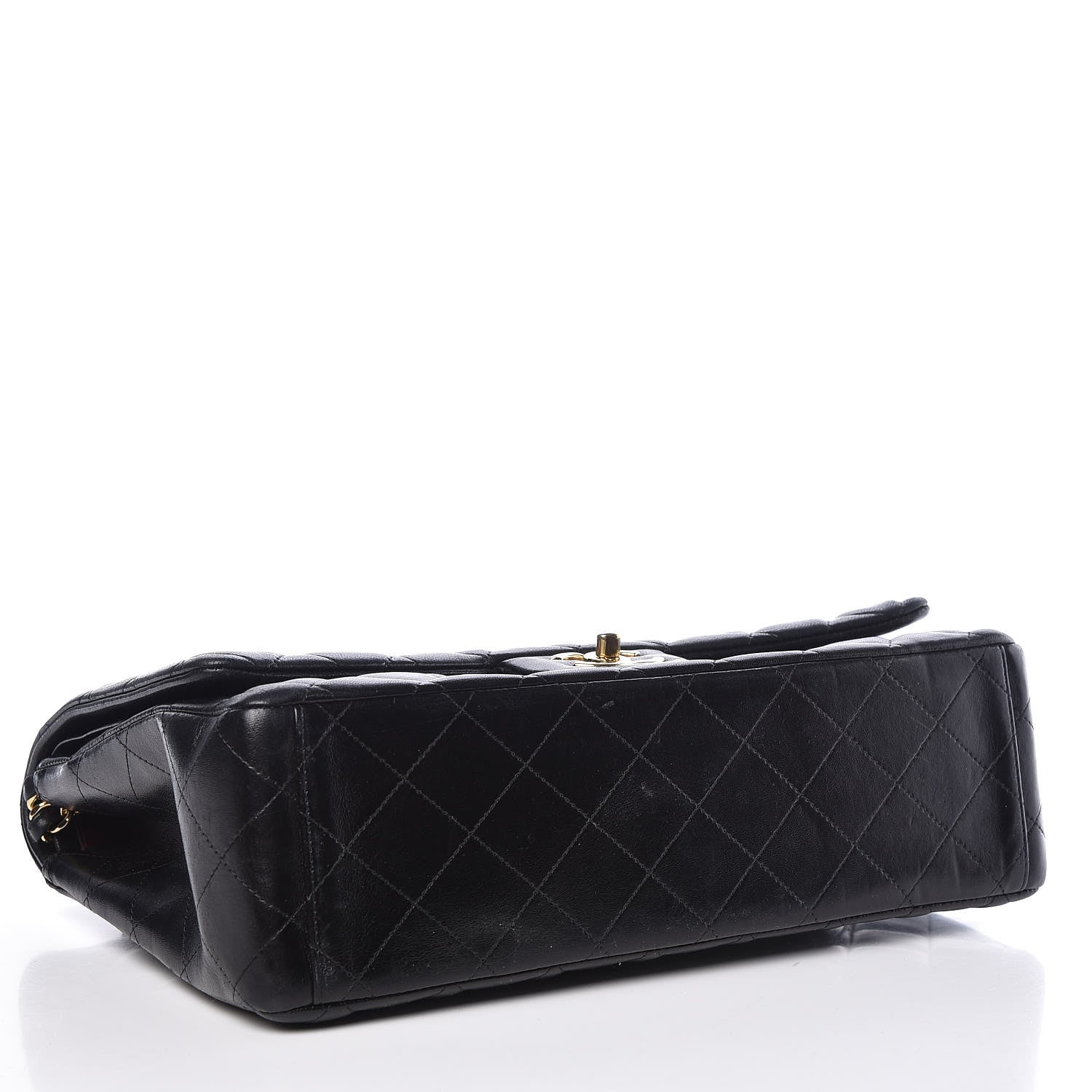 Chanel Lambskin Quilted Maxi Double Flap Black 4 of 15