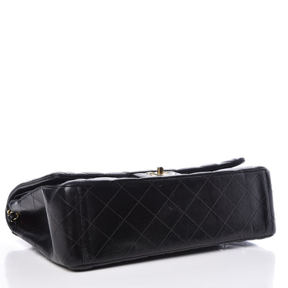 Chanel Lambskin Quilted Maxi Double Flap Black 4 of 15