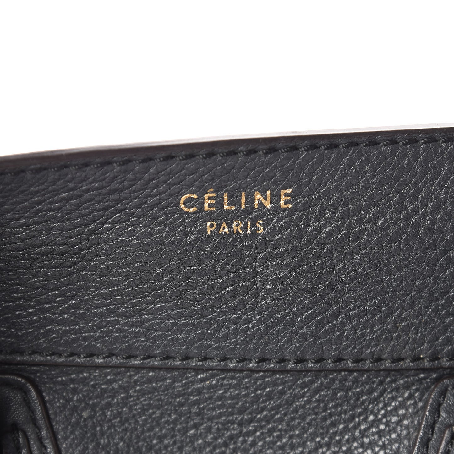 Drummed Calfskin Mini Luggage Anthracite