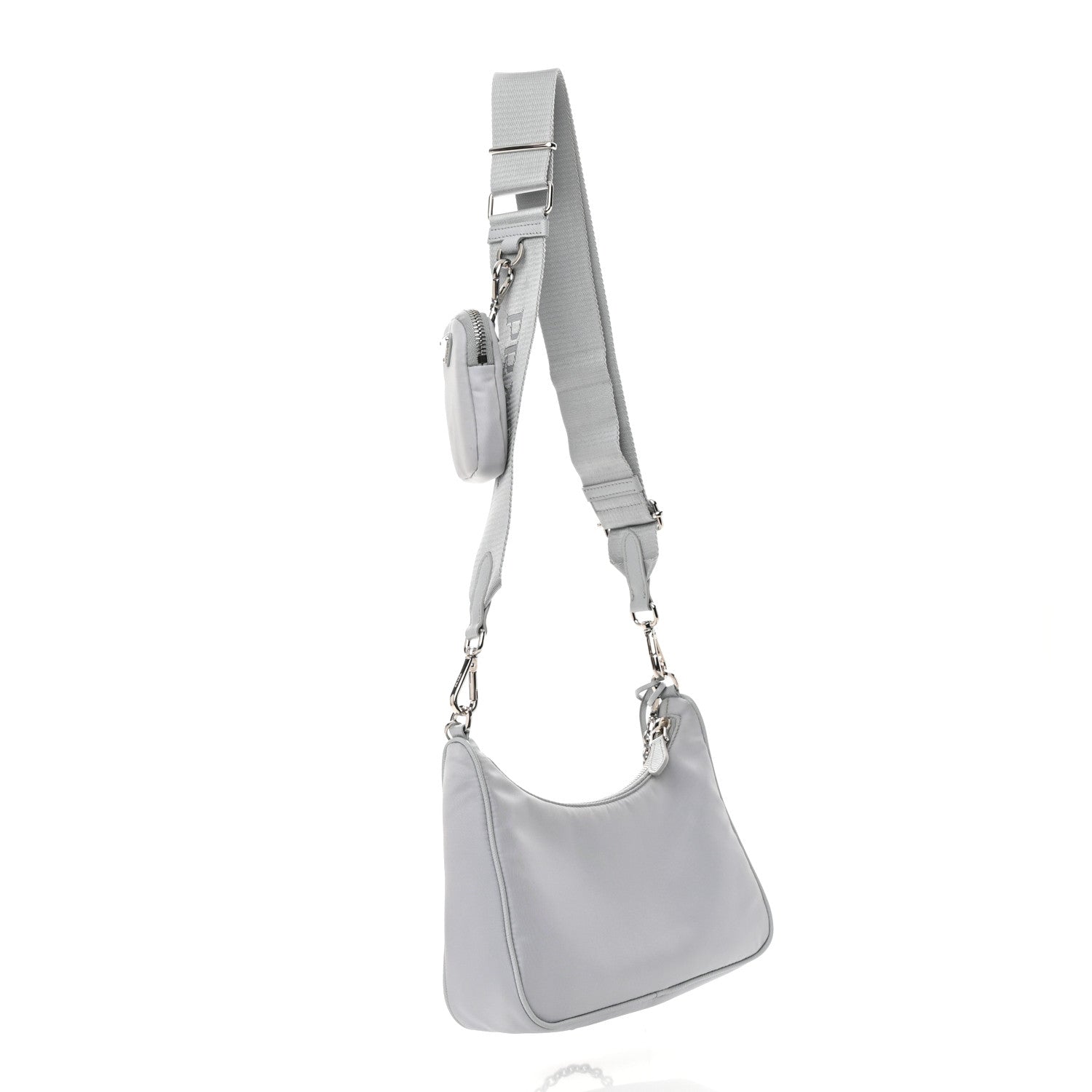 Prada Re-Nylon Saffiano Re-Edition 2005 Shoulder Bag Fiordaliso 3 of 14