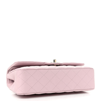 Chanel Caviar Quilted Medium Double Flap Light Pink 4 of 12