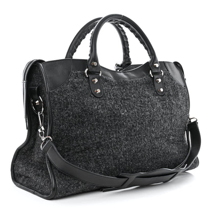 Balenciaga Alpaca Calfskin Classic Silver Hardware City Black 3 of 14